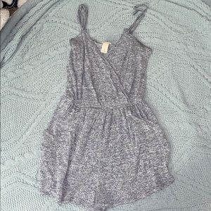 Gray romper